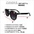 ÓCULOS de SOL - DEPP BLACK mini - Armação TR90 Hexagonal PRETO - Lentes Degradê Preto Cinza - Imagem 5