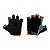 LUVA ALBATROZ MEIO DEDO YL015 LARANJA/PRETO - Imagem 1