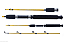 VARA PARA MOLINETE DEYU MAX BULL AMARELA 4'0" (1,20M) 8-14LBS 1201M - INTEIRIÇA - Imagem 1