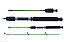VARA PARA MOLINETE DEYU MAX BULL VERDE 4'0" (1,20M) 8-14LBS 1201M - INTEIRIÇA - Imagem 1