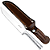 FACA REDONDA GOURMET BIANCHI 6'' C/BAINHA - Imagem 1