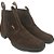 BOTINA PALMA NOBUCK CAFÉ SOLADO MOCASSIM ADULTO - REF 209 - Imagem 4