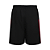 Bermuda Fitness Masculina Audi Preto/Vermelho - Imagem 3
