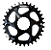 COROA THICK AND THIN 32T DIRECT MOUNT (RACE FACE) - V2 PRETO - 70g - Imagem 1