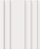 Painel Ripado - Arquitech - Crosswall  Track - Branco Lunar - 8mm - 2,80x 20cm - Imagem 1