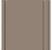 Painel Ripado - Arquitech - Crosswall  Flat - Cappuccino - 8mm - 2,80x25cm - Imagem 1