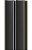 Painel Ripado - Arquitech - Crosswall  Pulse - Preto Vulcano Gold - 11,6mm - 2,80x11,3 cm - Imagem 1