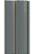 Painel Ripado - Arquitech - Crosswall  Pulse - Cinza Chumbo Gold - 11,6mm - 2,80x11,3 cm - Imagem 1