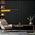 Painel Ripado - Arquitech - Crosswall  Essence - Preto Vulcanico - 12mm - 2,80x13,5 cm - Imagem 2