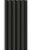 Painel Ripado - Arquitech - Crosswall  Essence - Preto Vulcanico - 12mm - 2,80x13,5 cm - Imagem 1