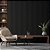 Painel Ripado - Arquitech - Crosswall  Legacy - Preto Vulcano - 12mm - 2,80x11,3 cm - Imagem 2