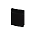 Rodapé Poliestireno - Arquitech - Preto Vulcano - Frisado - 10 cm - 2,4m - Imagem 1