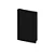 Rodapé Poliestireno - Arquitech - Preto Vulcano - Liso - 15 cm - 2,4m - Imagem 1