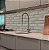 Porcelanato - Gabriella - Brick Gray Mate  -7X22cm - 0,96 m2 - Imagem 2