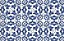 Porcelanato Decorado  - Gabriella -  Portugues 421 Azul  - 15,2 X 15,2 - 0,35 m2 - Imagem 2