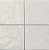 Porcelanato - Gabriella -  Relevo Giz Branco Mate - 15,2 X 15,2 - 1,02 m2 - Imagem 1