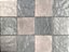 Porcelanato - Gabriella -  Relevo Giz Cinza Mate - 15,2 X 15,2 - 1,02 m2 - Imagem 2
