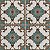 Porcelanato Decorado - Gabriella - Marrocos  Granilhado - 20,2 X 20,2 - 1,47 m2 - Imagem 1
