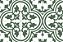 Porcelanato Decorado - Gabriella - Verde Mate - 20,2 X 20,2 - 1,47 m2 - Imagem 2