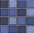 Porcelanato - Gabriella -  Pré Cortado 5X5  Azul - 20,2 X 20,2 - 1,47 m2 - Imagem 1