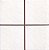Porcelanato - Gabriella -  Pré Cortado 10x10 Branco Brilho - 20,2 X 20,2 - 1,47 m2 - Imagem 1