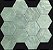 Porcelanato - Sense Decor - Hexa Nuvola Mate Verdi - 17x19,5 - 0,90 m2 - Imagem 1