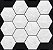 Porcelanato - Sense Decor - Hexa Nuvola Lux White - 17x19,5 - 0,90 m2 - Imagem 1