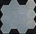 Porcelanato - Sense Decor - Cement DBL - 17x19,5 - 1,00 m2 - Imagem 1