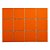 Revestimento - Strufaldi - Colors - Laranja - 10 x 10 - 1,95 m2 - Imagem 1