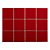 Revestimento - Strufaldi - Colors - Vermelho - 10 x 10 - 1,95 m2 - Imagem 1