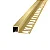 Guardacanto - Atrim - Quadra - Ouro Brilhante - Alumínio - 10 x 10 mm - 2,5m linear - Imagem 1