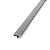 Perfil de Transição - Atrim - Fungo - Escovado - Aço Inox - 10 x 22 mm - 2,5m linear - Imagem 1