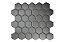 Pastilha de Porcelana - Atlas - Drop System - Preto - Hexagonal 5 cm - 1,09 m2 - Imagem 1