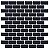 Pastilha de Porcelana - Atlas - Drop System - Preto - 2,5 x 5 cm - 1,28 m2 - Imagem 1