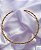 Choker torcida Dourado Folheado a ouro 18k - Imagem 1