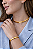 Conjunto Choker + Bracelete Retangular Folheado em ouro 18k - Imagem 1