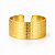 Anel faixa Regulavél - Folheado em Ouro 18k - Imagem 2