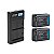 2 Bateria + Carregador NP-FW50 Sony A7S A7S2 ZV-E10 - Mamen - Imagem 1