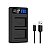 Carregador Duplo Mamen Para Bateria Sony NP-FW50 ZV-E10 - Imagem 1