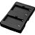 Adaptador de bateria NP-F F980 F970 com Cabo para COLBOR CL - Imagem 3