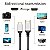 Cabo Micro HDMI x HDMI 5 Metros 4K Câmeras Sony e outras - Imagem 2