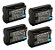 Kit 4 Bateria Mamen Np-w235 Fujifilm X-t4 - Imagem 1