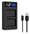 Carregador Duplo Mamen Lp-e17 - Canon T6i T7i Sl3 Sl2 - Imagem 1