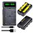 Kit 2 Bat Sony Np-f550 F570 Batmax 2600mah + Carregador - Imagem 1