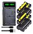 Kit 4 Bat Sony Np-f550 F570 Batmax 2600mah + Carregador - Imagem 1