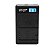 Carregador Duplo Mamen USB Para Bateria NP-f970 F550 F960 - Imagem 1