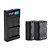 Kit 2 Bateria NP-FZ100 + Carregador Sony A7iii A7iv Fx30 FX3 - Imagem 1