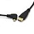 Cabo HDMI Para Micro HDMI em L De 50cm Para 1080p HDTV - Imagem 1