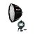 Softbox Octabox Bowen 90cm + Adaptador Para Flash V1  Descrição: O Softbox Octabox Triopo Bowen 90cm é um acessório indispensável para quem busca iluminação suave e uniforme em estúdios ou produções externas. Seu formato octagonal garante uma difusão de l - Imagem 1