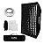 Softbox Bowens 80x120cm Godox Com Grid Colmeia Flash Tocha - Imagem 1
